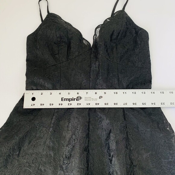 NWT Revolve Keepsake the Label Dress M Black Lace Whimsy Goth Fairy Prom Hoco - Picture 9 of 13
